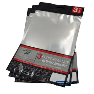 Food Grade Recycle Material Ziplock t-shirt Plastic Packaging Bag