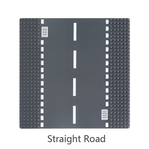 Placa Base de bloque de construcción 25,5x25,5 cm Compatible con las <span class=keywords><strong>principales</strong></span> marcas para modelos de carretera de tráfico, juego de ladrillos de accesorios DIY - Product Image 6