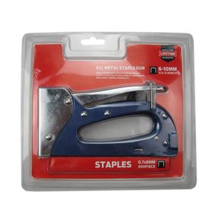 Pistola de grapas de metal 3 en 1 con botón de bloqueo, <span class=keywords><strong>grapadora</strong></span> de marco de madera multifuncional, manual, gran oferta - Product Image 5