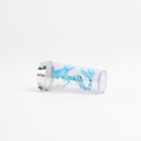 Nouvelle gourde portable de 450 ml à double paroi sans BPA, avec motif de dessin animé mignon et illustration pour enfants, idéale pour l'extérieur