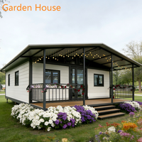 Maison préfabriquée mobile pliable facile à utiliser, 2 chambres, design confortable, certifiée ISO CE UL, idéale pour les grands-parents