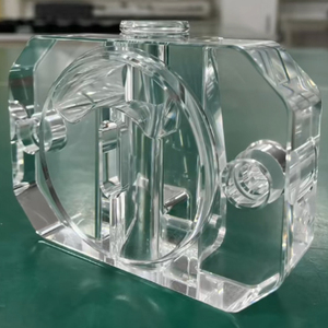 Servicio de Mecanizado CNC de Alta Precisión Personalizado, Prototipo Rápido de Acrílico PMMA Ópticamente Transparente, Pieza de Carcasa Electrónica para Automóviles - Product Image 3