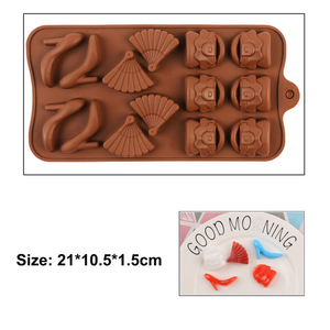 Fai da te regalo fatto a mano sapone stampo pasticceria <span class=keywords><strong>torta</strong></span> Silicone cottura strumenti di decorazione 15 cavità Silicone fiore rosa stampi - Product Image 3