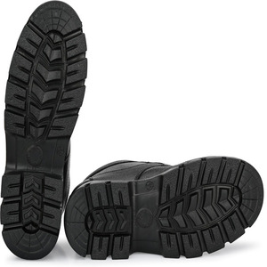 Durable Leather <b>Boots</b> For Men Lace Up Stylish Outdoor Footwear Anti Slip Sole Soft Breathable Inner Lining Comfortable <b>Boots</b> - Product Image 4