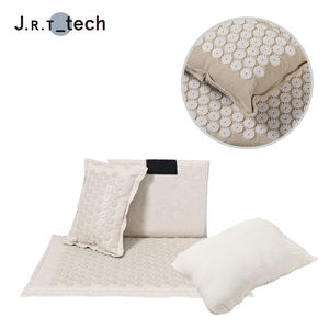 Eco Akupunktur Massage Akustik Shakti 100% Baumwolle Yoga Akupressur Kissen und Ganzkörper Akupressur Matte Massage Entspannung - Product Image 1