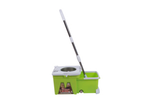 Seau à vadrouille magique à 360 degrés avec manche en acier inoxydable et en plastique, utilisation à <span class=keywords><strong>sec</strong></span> ou humide pour le nettoyage domestique et hôtelier - Product Image 4