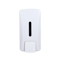 Offre Spéciale 1000ML ABS Manuel Distributeur De Savon Liquide Sanitaire Mural En Plastique Distributeur De Savon Pour Les Mains Pour Les Hôtels