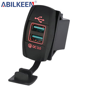 Interruptor basculante marino LED estilo Carling T85 12V/24V, impermeable, 15A, tipo J, con grabado láser, función de encendido/apagado para TRIM TABS, CQC - Product Image 6