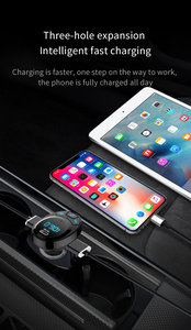 Xe Stereo FM Transmitter Xe MP3 Máy Nghe Nhạ<span class=keywords><strong>c</strong></span> Với Bt5.0 Sạ<span class=keywords><strong>c</strong></span> Âm Nhạ<span class=keywords><strong>c</strong></span> Không Dây <span class=keywords><strong>Receiver</strong></span> Đài Phát Thanh Adapter Hot Bán - Product Image 5