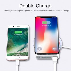 พาวเวอร์แบงค์แบบพกพาดีไซน์ใหม่ รองรับโลโก้ ชาร์จไร้สายสำหรับสมาร์ทโฟน - Product Image 5
