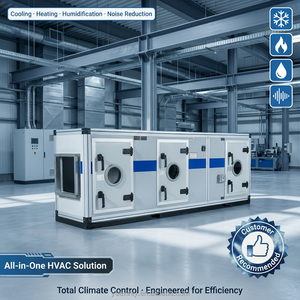 เครื่องปรับอากาศอุตสาหกรรม YESNCER สำหรับระบบ HVAC ที่มีอัตราการไหลของลมสูง ได้รับการรับรองมาตรฐาน CE จากผู้ผลิต พร้อมระบบทำความเย็นและความร้อนอย่างมีประสิทธิภาพ - Product Image 6