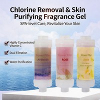 Filtre de Douche Aromathérapie Parfum Lait ABS Déchloration Purification de l'Eau Soin de la Peau Salle de Bain Cuisine