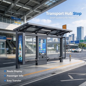 Parada de Autobús Inteligente Multifuncional con Señalización Digital, WiFi, Carga USB y Sistema de Energía Solar - Product Image 2
