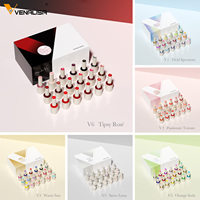 Venalisa 10ML Gel Vernis à Ongles Sans HEMA et Sans TPO, Kit Complet de Salon Boîte Cadeau 18 Couleurs avec Base, Top Coat, Paillettes et Effet Œil de Chat