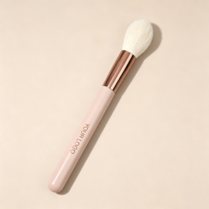 Pinceau à blush individuel à marque privée, logo personnalisé, poils synthétiques doux, pinceau cosmétique pour la beauté - Product Image 1