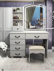 Grande <span class=keywords><strong>commode</strong></span> de luxe miroir de bureau de courtoisie bois <span class=keywords><strong>laqué</strong></span> brillant européen vente en gros pas cher <span class=keywords><strong>blanc</strong></span> chambre meubles hôtels stockage - Product Image 2