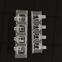 Cuvettes biochimiques en plastique (PS) pour analyseurs chimiques, coagulomètres Steellex, personnalisables OEM, transparentes, certifiées ISO9001 pour laboratoire