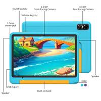 Tablette PC PRITOM E10K 10,1 pouces avec écran tactile IPS 1280x800, Android 15, processeur Octa Core, 64 Go, 5G, USB Type-C - Tablette professionnelle personnalisable