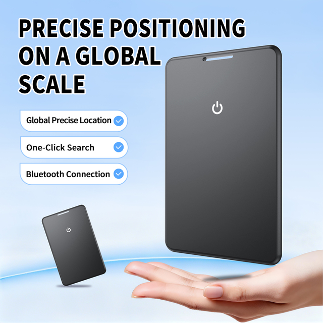 Ultra Thin Slim Find My Locator Smart Wallet Card Finder Ios Gps Tracking Air Tag Tracker Card for Wallet