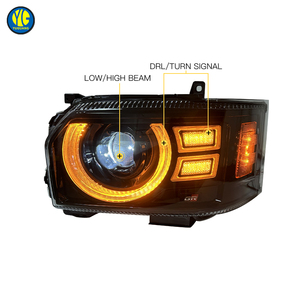 YU GUANG pour Toyota Hiace Série 200 <span class=keywords><strong>2005</strong></span>-2018 Pièces Auto Phares Avant Projecteurs Phares Améliorés LED - Product Image 5