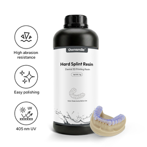 Ownsmile Hard Occlusal Splint <b>Resin</b> <b>Clear</b> 405nm Dental 3D Printing Liquid with High Wear Resistance - Product Image 2