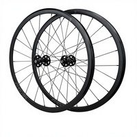 Jeu de roues de vélo 700C pour piste, moyeu à roulements avant et arrière, frein V double, vitesse unique, pignon fixe
