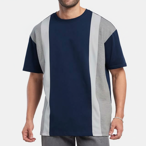 Camiseta informal de algodón de manga corta con cuello redondo para hombre, camiseta ligera, ideal para el verano, atuendo diario y uso cómodo - Product Image 1