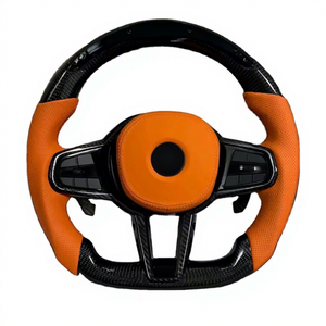 Volante Sportivo BMW in Fibra di Carbonio a 3 Razze con LED per F10 E90 M4 F82 E60 M4 E82 E84 X3 F25 X5 E53 M5 F06 E92 Z3 <span class=keywords><strong>Z4</strong></span> <span class=keywords><strong>E85</strong></span> - Product Image 1