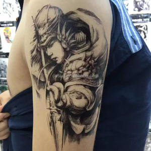 <span class=keywords><strong>Tatuaggi</strong></span> temporanei personalizzati di trasferimento dell'acqua nera di alta qualità per gli uomini <span class=keywords><strong>tatuaggi</strong></span> di body art adesivi non tossici sicuri - Product Image 2