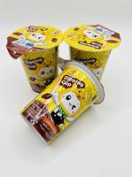 Biscuits en bâtonnets avec coupelle à trempette intégrée, format individuel, pour enfants, collation de loisirs, conception divisée, marque privée OEM
