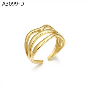 Anillo de Moda Amy Amy A3099 de Acero Inoxidable, Estilo Geométrico Moderno, Joyería de Uso Diario para Mujer, Regalo - Product Image 2