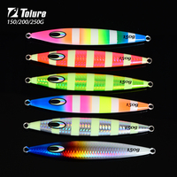 OEM 150g 200g 250g Leurres métalliques pour la pêche en eau salée à pas lent avec plomb brillant pour la pêche en lac de mer pour la pêche en rivière