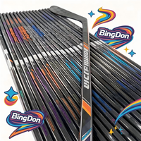 Bâton de hockey sur glace multi-sports en fibre de carbone intégrale, ultraléger, durable, flexible, performance professionnelle, contrôle de puissance, qualité supérieure