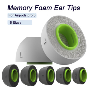 Pour <span class=keywords><strong>Airpods</strong></span> <span class=keywords><strong>Pro</strong></span> 3 embouts en mousse écouteurs <span class=keywords><strong>remplacement</strong></span> embouts en mousse à mémoire de forme ensemble de bouchons d'oreille antibruit - Product Image 3