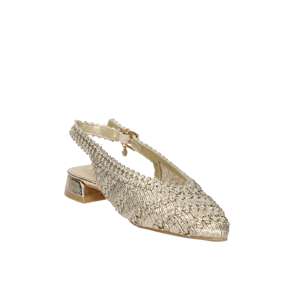Xti Donna Slingback 145271 Gold 37 2 Cm Heel <b>Flat</b> Shoes - Product Image 4