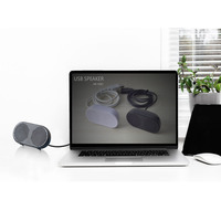 Mini haut-parleur Usb alimenté par USB pour ordinateur portable, ordinateur de bureau
