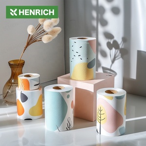 HENRICH <span class=keywords><strong>Essuie</strong></span>-mains <span class=keywords><strong>bio</strong></span> réutilisable 4 6 8 rouleaux 2 plis 60 feuilles de papier de cuisine en pâte de bambou - Product Image 5