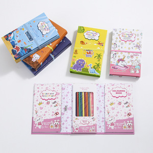 Manual para colorear, libro de pintura de lápiz de color personalizado para niños, libro de rascar de Color de tarjeta negra DIY - Product Image 5