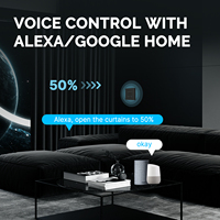 Interrupteur intelligent à intensité variable MOES Star Ring 2MQTT ZigBee pour la variation de la luminosité, compatible avec Alexa Google Home, dimmable 1-3 gang