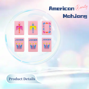 Avisocean - Fichas de Póker y Mahjong Americanas Modernas de Lujo, 1.42 Pulgadas, 36 Unidades #   <span class=keywords><strong>Casino</strong></span> de Acrílico de Una Sola Capa Grabado por Ambos Lados para 4 Personas - Product Image 5