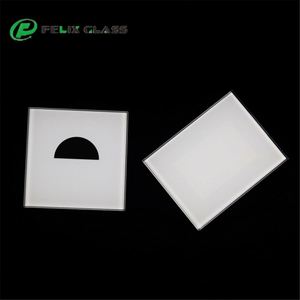 Plaque de verre trempé transparente imprimée soie de 4 mm d'épaisseur, plate, pour luminaires de plafond industriels modernes, élégante et durable, pour la décoration intérieure - Product Image 5
