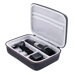 定制黑色EVA理发师工具包工具箱旅行理发器携带箱