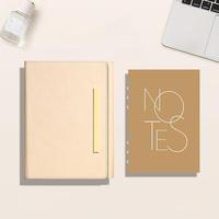 2026 nouveau A5 trois plis à feuilles mobiles cahier journal école affaires coffret cadeau ensemble personnalisation