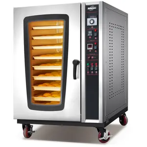 Commerciële Oven Brood Rvs Industriële Croissant Pizza Gas Convectie Oven