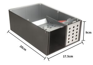 Pièges à rats faciles à utiliser Humane Mousetrap sans tracas Chipmunk boîte de capture cage de campagnols en plastique - Product Image 2