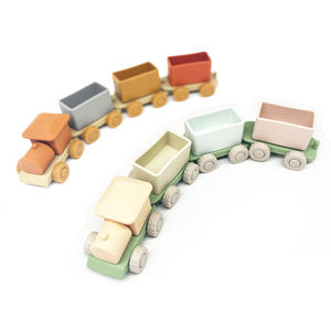 Bambini ragazzi e ragazze giocattoli di compleanno trenino in Silicone trenino giocattolo per il bambino - Product Image 5