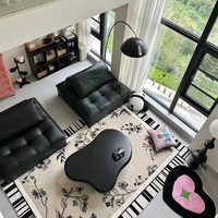 Meilleures ventes de sièges de salon nordiques modernes Canapé d'angle modulaire Boucle Sofa au sol