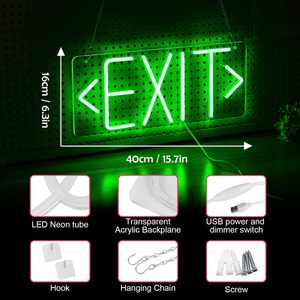 Panneaux lumineux LED néon à intensité variable, alimentés par USB, lumière d'ambiance, décoration de vitrine, indicateur de rue, lumière de paysage - Product Image 2