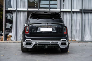 Custom-Fit Dry Carbon Fiber MS Style Self-Adhesive Body <b>Kits</b> <b>Rolls</b>-Royce Cullinan New Condition Front Lip Side Skirt Bumper - Product Image 4