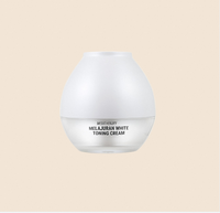 Crème Tonifiante Blanche MELAJURAN, Hydratant Facial Coréen, Glutathion, Tomate, Niacinamide, Formule Gel pour un Soin Éclatant